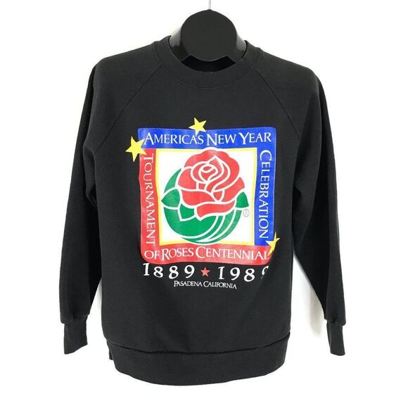 Vintage Tournament of Roses Centennial Sweatshirt Women's Large 1989 Rose Bowl - Picture 1 of 15